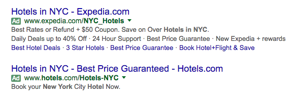 AdWords New Color