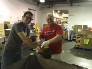 brian at the food bank