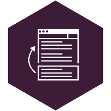 SEO ranking improvement - website page copy icon