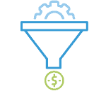 sales delivery process icon