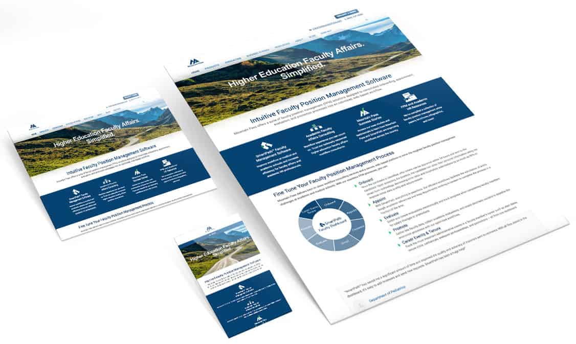 Mountain Pass responsive website design