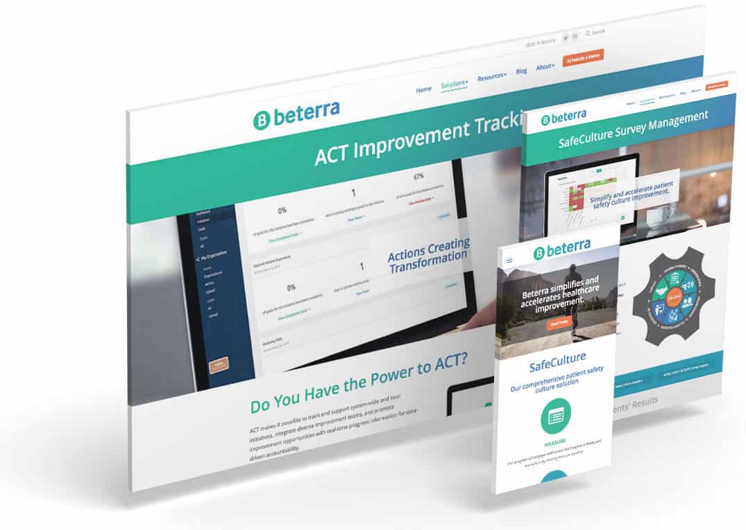 responsive website design for Beterra