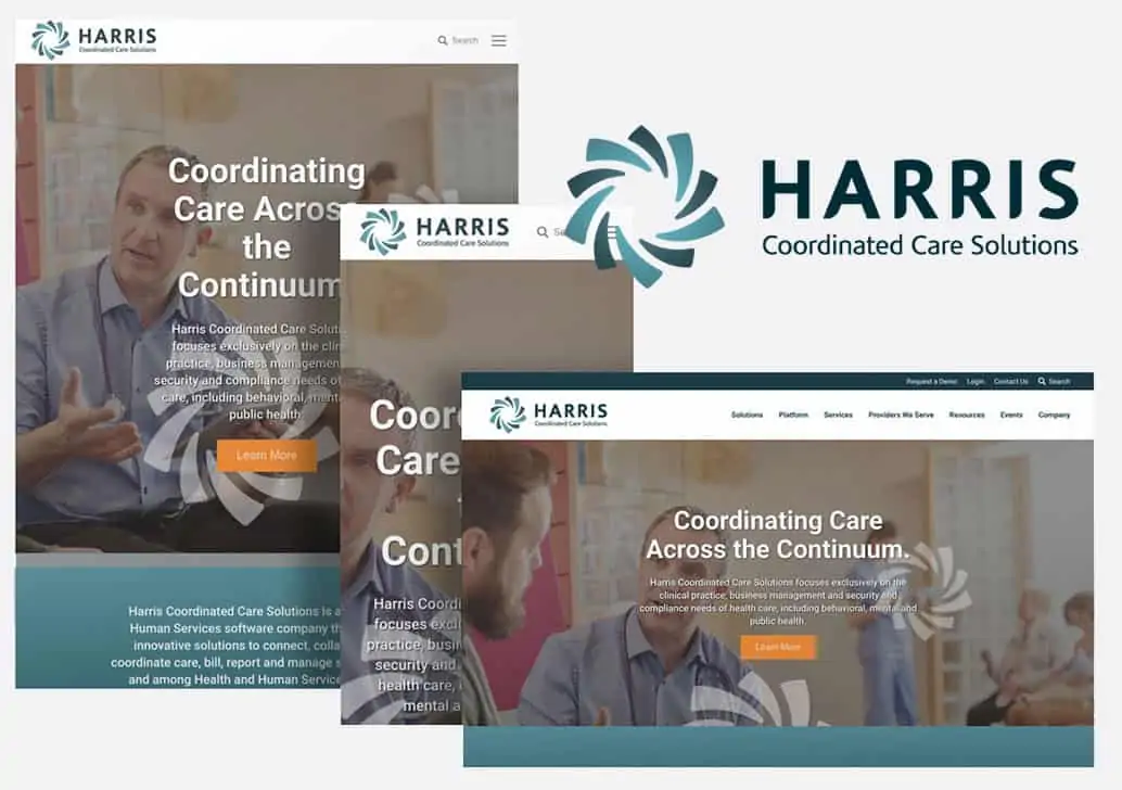 Harris Healthcare Website Design