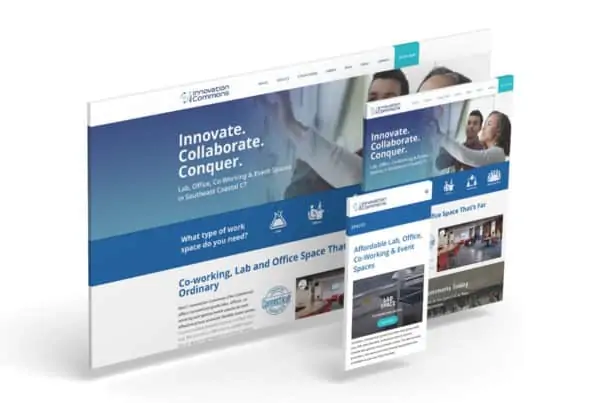 CURE Innovation Commons Responsive Website Design Example