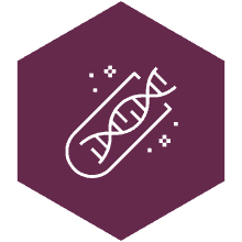 laboratory systems bioinformatics - pill and DNA icon