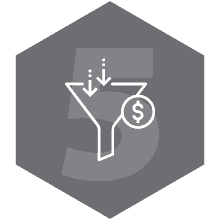 new customer conversion icon