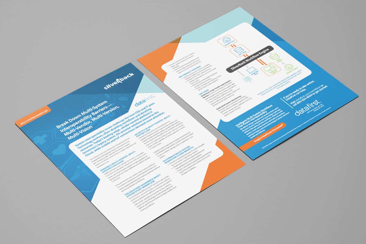 DataFirst brochure design example