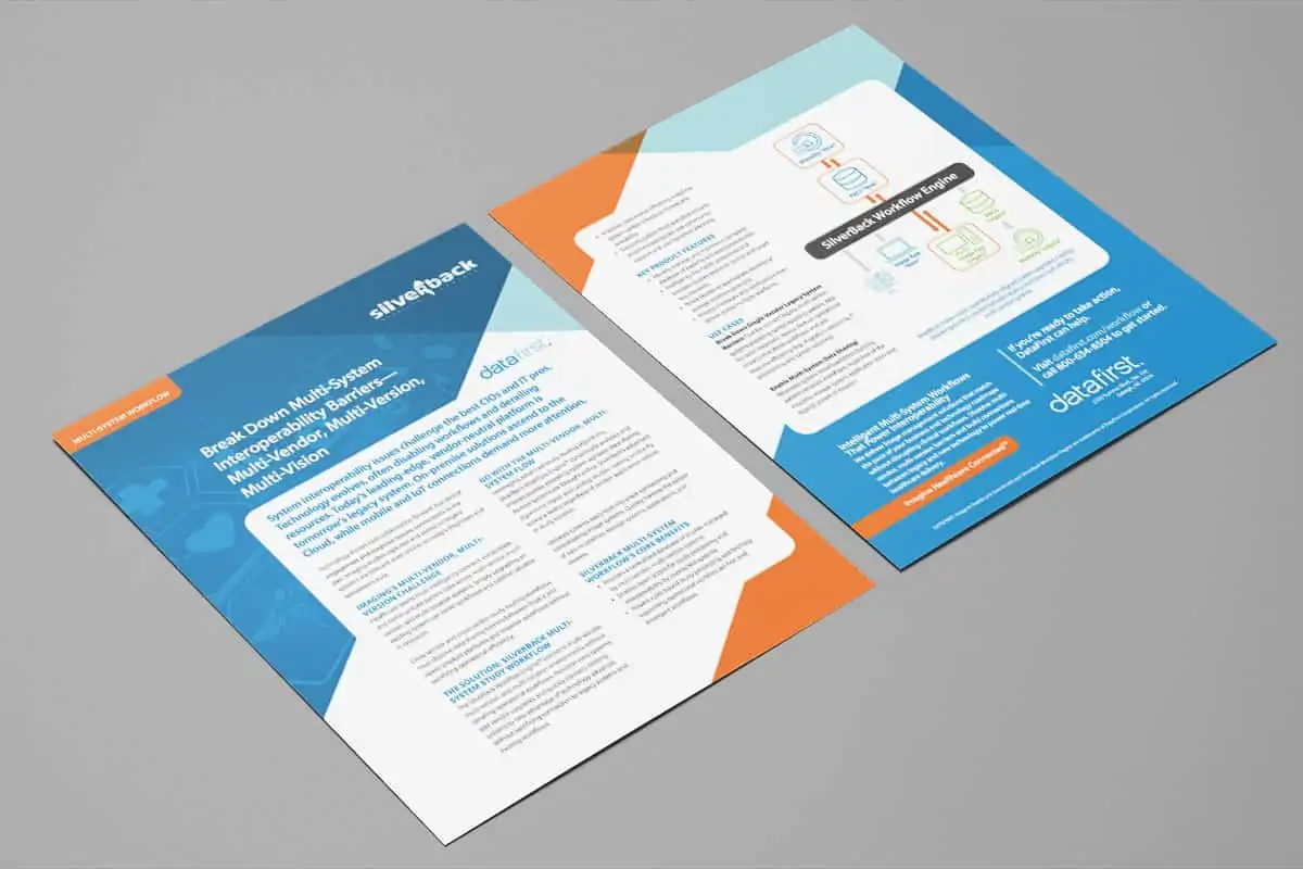 DataFirst brochure design example