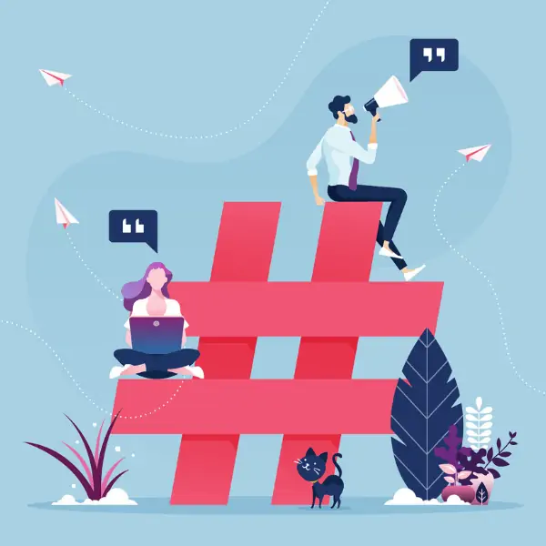 hashtag strategy feature image