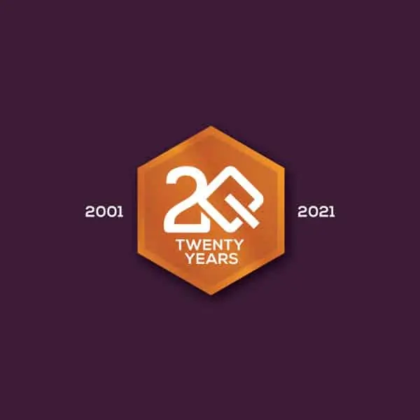 20 year anniversary badge