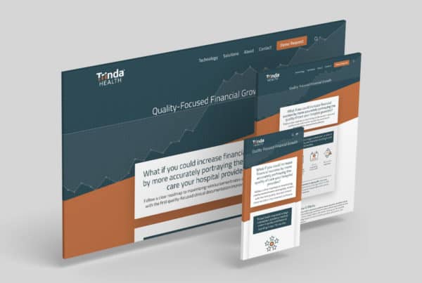Trinda Health website design