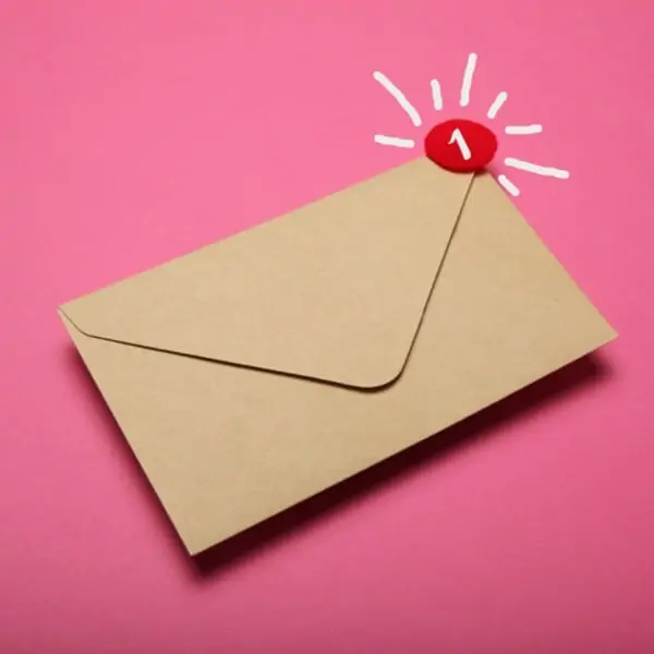 Envelope with "email" notification