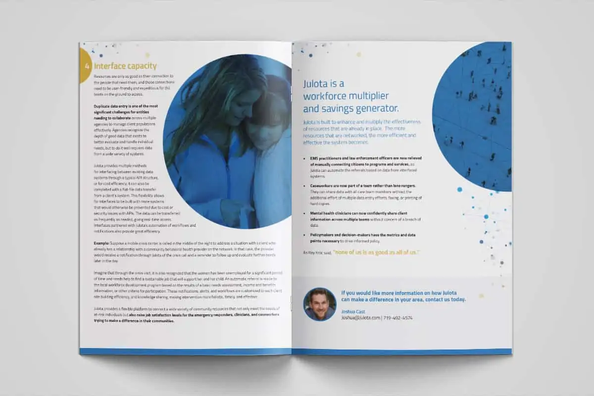 brochure design for Julota