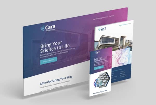Care Bioservices Responsive Website Design