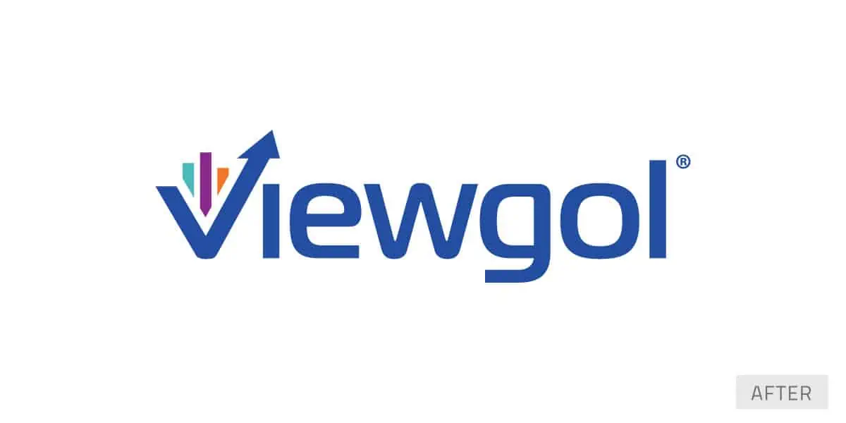 Viewgol logo design (after)