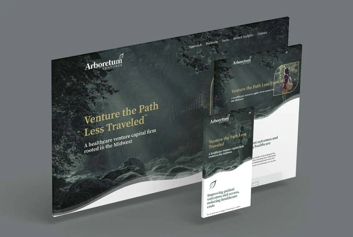 Arboretum Ventures responsive website design