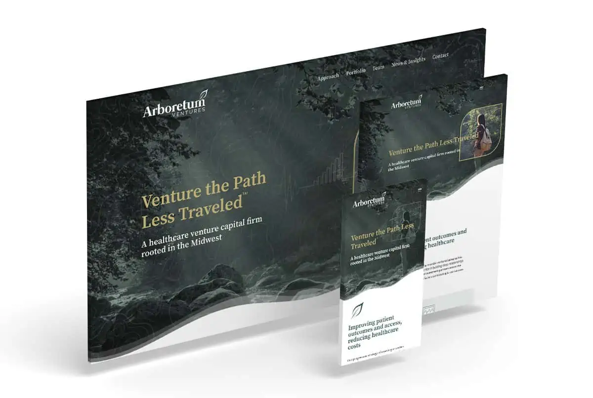 Arboretum Ventures responsive website design