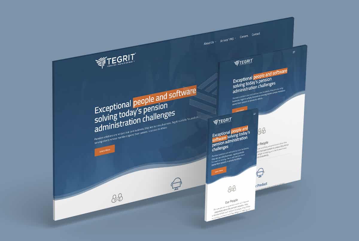 Tegrit responsive website design