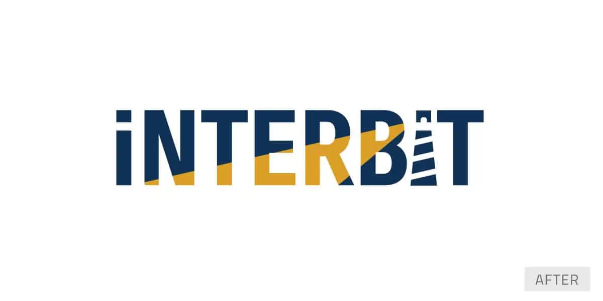 Interbit Data logo design - after