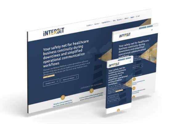 Interbit Data responsive website design