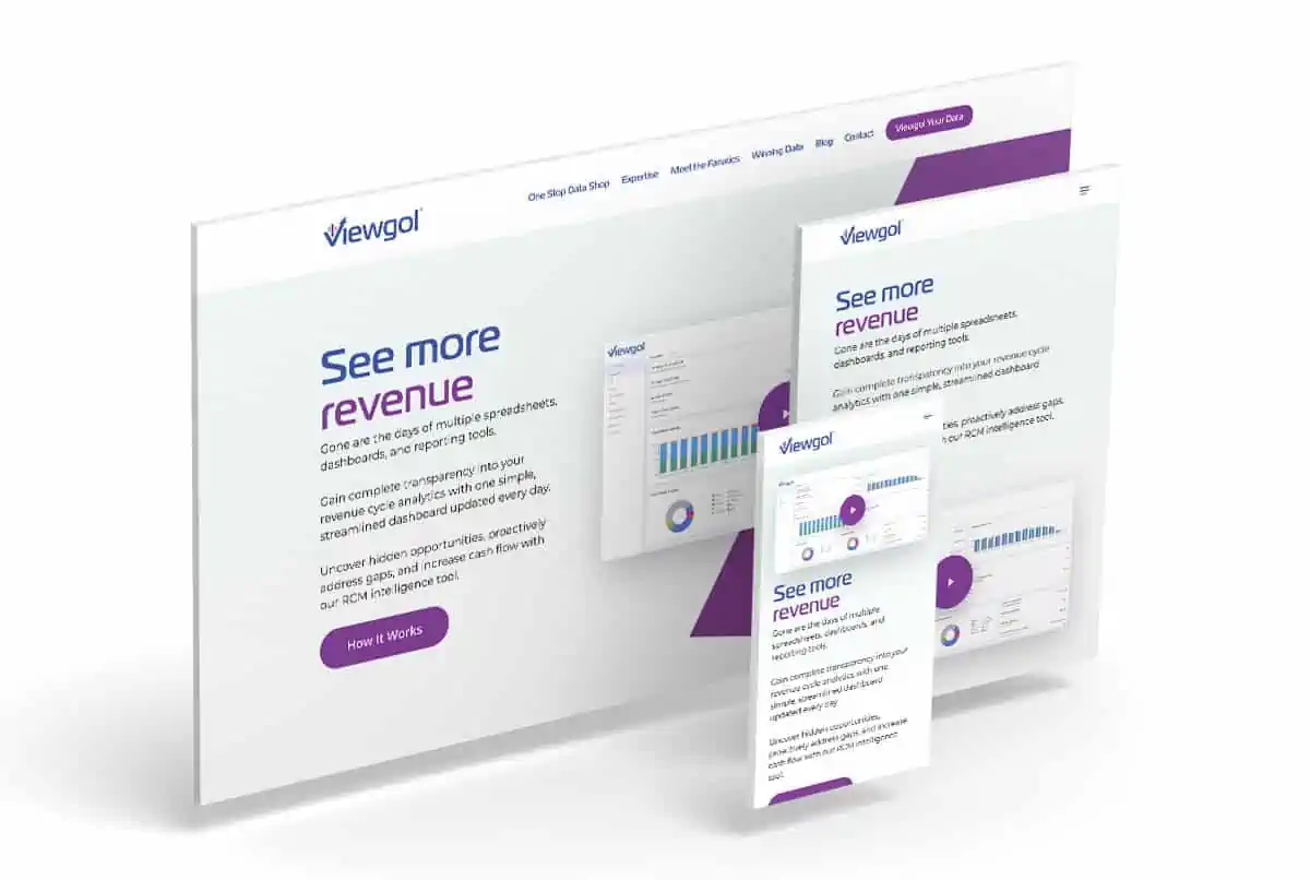 Viewgol website design