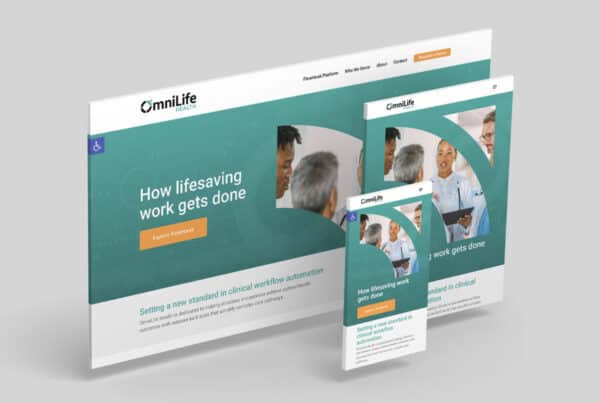 Responsive website design for OmniLife Health