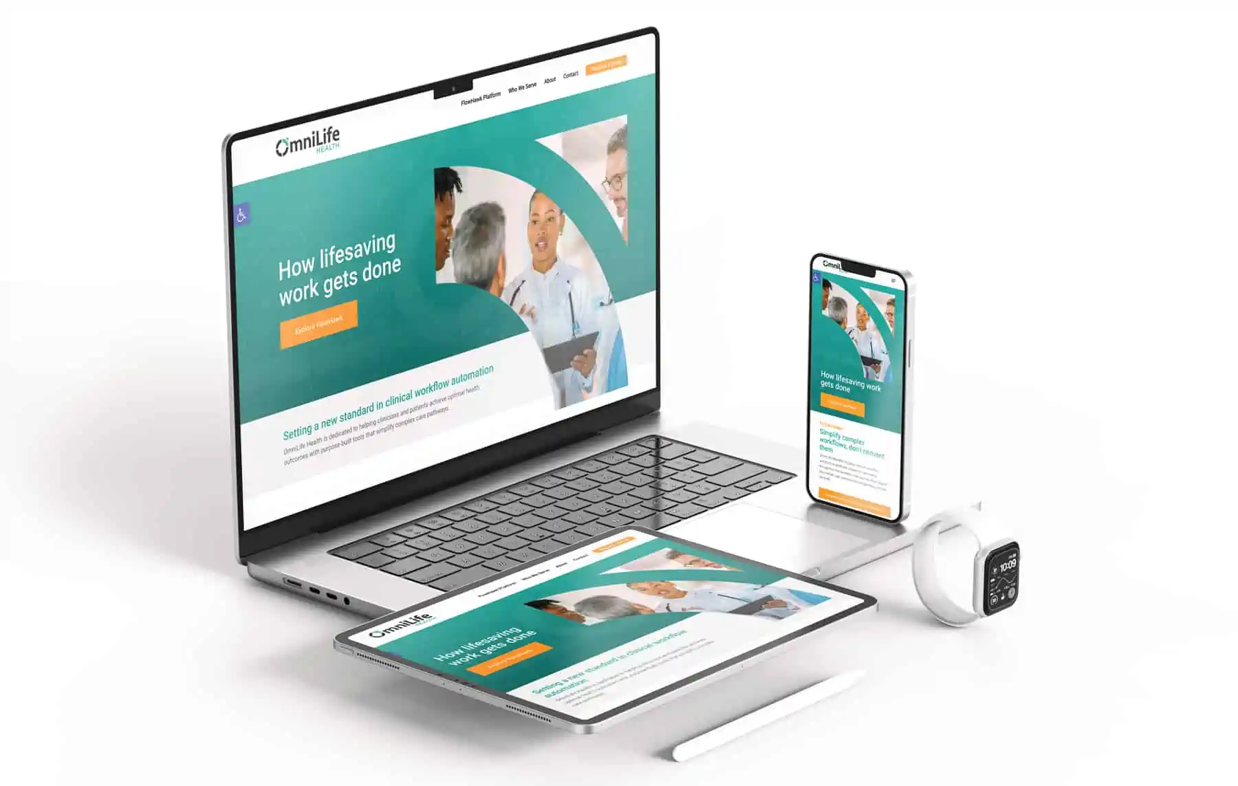 OmniLife Health responsive website design