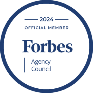 2024 Forbes Agency Council badge